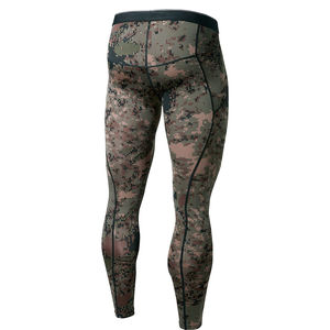 Pantalons de yoga pour hommes de haute qualité, leggings de sport d'entraînement avec imprimé, taille élastique, fabrication OEM personnalisée, prix de gros 2025 - Product Image 4