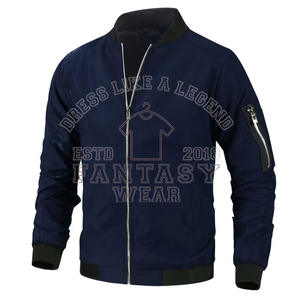 FANTASY WEAR OEM Nouvelle Arrivée Vente en Gros & Conception Personnalisée Veste Courte en Cuir Brodé avec Lettres pour Hommes, Blouson Bomber Certifié CE ISO - Product Image 1