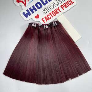 แบบเส้นใยและการปิดแบบเส้นใยสีไวน์แดง2x4แบบตรงจาก12-14นิ้วคุณภาพสูงพร้อมส่ง - Product Image 4