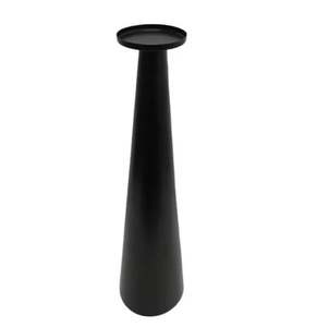 Elegante Portavelas con Acabado en Color Gris para Decoración del Hogar, Nuevo Diseño Decorativo de Lujo en Hierro y Madera - Product Image 4