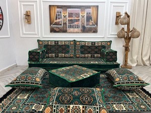 เซ็ตเต็มรูปแบบแบบดั้งเดิม ABIC โซฟาชั้นห้องนั่งเล่น190ซม./6ฟุต/75นิ้วพับได้11ชิ้นเฟอร์นิเจอร์บ้าน + ฟองน้ำ - Product Image 2