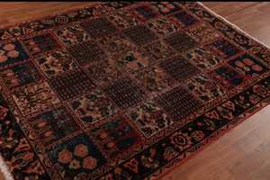 Haute qualité Vintage 5x7 tapis de laine personnalisés conception de jardin nouée à la main pour salon tapis de prière brodé - Product Image 4