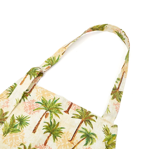 Delantal de cocina de lona de alta calidad, delantal de chef de algodón con estampado personalizado con bonito cierre - Product Image 6