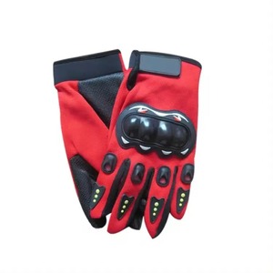 Guantes de motocicleta personalizados para hombres y mujeres, materiales de cuero con diseño de logotipo para deportes de carreras y uso en motocicletas de bajo alcance - Product Image 2