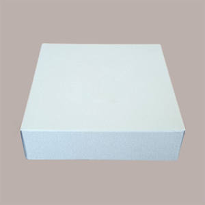 Caja de exhibición transparente Efecto de fibra blanca 180x180H15 0/200mm Tamaños 5 piezas180x180H150/200mm 5 piezas Caja de PVC de material ABS PP - Product Image 3