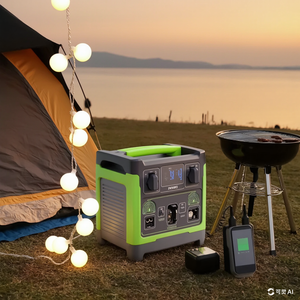 Grandtech năng lượng mặt trời 500W 1000W 1200W 220V giá mạnh mẽ điện sạ<span class=keywords><strong>c</strong></span> Trạm điện <span class=keywords><strong>c</strong></span>ầm tay với bảng điều khiển trường hợp Lithium LiFePO4 - Product Image 4