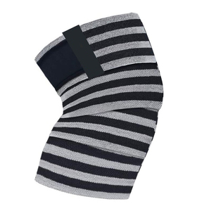 Enveloppes de genou élastiques réglables de sport personnalisées Sangle de bandage de sécurité de forme physique pour l'usage de gymnase - Product Image 1