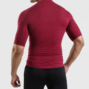 T-shirt à manches longues respirant, antibactérien, à séchage rapide, sans couture, de haute qualité, personnalisé, pour homme, coupe ajustée - Product Image 2