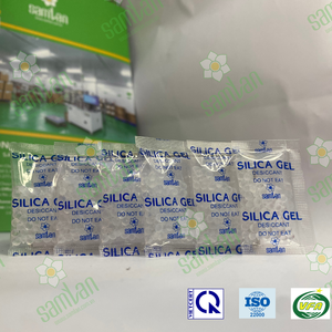 Sobres Desecantes de Gel de Sílice (SiO2) de Plástico Blanco de Alta Calidad con 99.8% de Pureza para Productos Electrónicos y de Exportación - Product Image 3