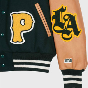 Chaqueta de Invierno Estilo Letterman para Hombre, Diseño Moderno con Logotipo Personalizado, Colocación Frontal del Logotipo, Impermeable, Venta al Por Mayor OEM - Product Image 2