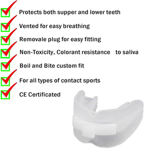 Protège-dents en silicone pour la protection sportive, disponibles en plusieurs couleurs, ajustement universel pour adultes et enfants, utilisables en toutes saisons - Product Image 3