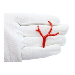 ปะการังแดงแบบอิตาลีธรรมชาติหินอัญมณีทรงหลวมเรียบขัดผิวเรียบเนียนปะการังปะการังทะเลเมดิเตอร์เรเนียนจี้เครื่องประดับทำ - Product Image 4