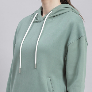 Sweats à capuche pour femmes tendance d'hiver, en molleton de haute qualité, logo sur le devant, décontractés, 100% coton, vente en gros, confortables - Product Image 6