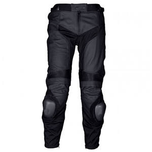 Resistente a la abrasión Cuero real Street Bikers Moto Motocicleta Auto Racing Riding Wear Pantalones Color negro - Product Image 1