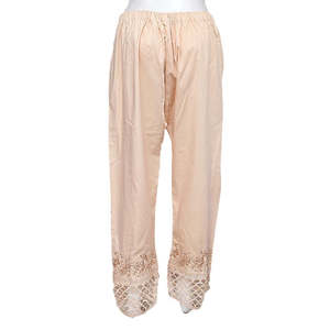 Pantalon brodé pour femme - Camel - Product Image 2
