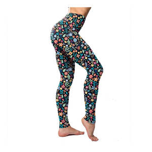Leggings de Yoga hasta el Tobillo con Cintura Alta Elástica y Efecto Push-Up para Mujer, Pantalones Deportivos Transpirables de Spandex/Nailon - Product Image 2