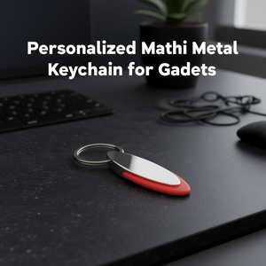 Portachiavi in Metallo Personalizzato Mathi per Gadget - Product Image 3