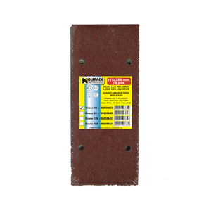 Ricambi per Carta Abrasiva con Velcro 115x280 mm con Fori Grana 40 (10 Pezzi) - Product Image 4