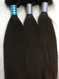 Máquina de extensiones de cabello Remy indio virgen de calidad superior, trama doble, suave, seguro, todos los colores, adecuado, se puede hacer permanente - Product Image 5