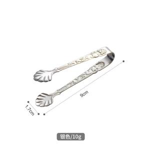 Pince à glace élégante pour bar, en acier inoxydable, poignée décorative, contrôle solide, parfaite pour les bars à domicile, les fêtes et les bars professionnels - Product Image 6