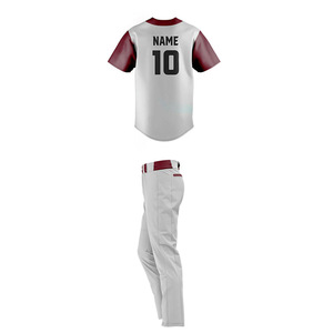 OEM personalizado hombres béisbol Softball desgaste transpirable Jersey sublimación impresión Digital cosido ropa uniforme espacios en blanco completo - Product Image 2