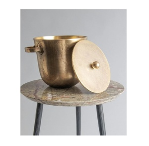 ถังไวน์อลูมิเนียมชุบนิกเกิลแบบดั้งเดิมถังไวน์คุณภาพสูงอ่างเครื่องดื่มแฟนซีกระจกเคลือบเงาสไตล์นอร์ดิกวินเทจ - Product Image 3