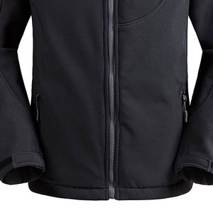 Vestes tactiques softshell pour hommes, style nouveau, fermeture éclair intégrale, poches zippées, col montant, respirantes, logo personnalisable, vêtements décontractés pour hommes - Product Image 6