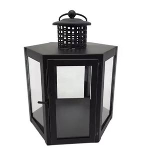 Lanterne moderne de luxe en métal faite à la main pour la décoration de Noël à la maison - Product Image 6