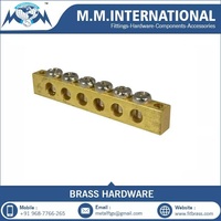 Raccord manuel en laiton de type boule, qualité standard, pour connexion de câblage étamé, provenant d'un fournisseur indien