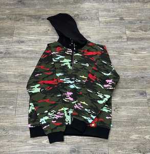 Sweat à capuche unisexe surdimensionné personnalisé 100% sweat à capuche en coton délavé avec logo sur le devant sweat-shirt pour hommes longue longueur - Product Image 3