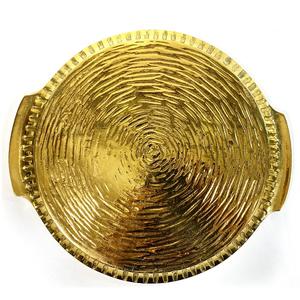 Bandeja para servir alimentos apta para lavavajillas de grado comercial de latón hecho a mano de lujo moderno para mesa de boda - Product Image 6