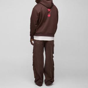 Sudaderas con Capucha para Hombre, 100% Algodón, Secado Rápido, Transpirables, con Estampado Puff, Mangas Largas, para Invierno - Product Image 3