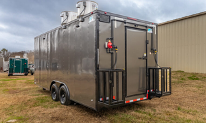 8.5x20 Equipped mobile commercial kitchen Trailer - Product Image 3
