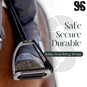 Estribos de Seguridad para Caballos de Alta Calidad, Duraderos, Antideslizantes, Cómodos, Ligeros, de Aluminio, Personalizables, Servicio OEM - Product Image 4