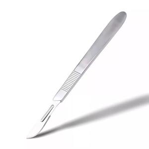 Mango de Bisturí Quirúrgico Profesional de Acero Inoxidable Reutilizable, Instrumento de Cirugía General Ortopédica y Veterinaria - Product Image 5