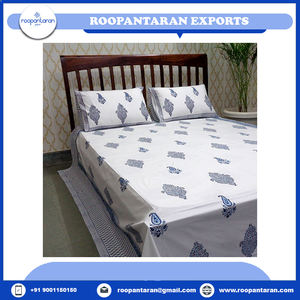 Nueva llegada 100% algodón tamaño queen colcha hecha a mano bien absorbente bloque de mano impreso percal para colchas de Hotel en casa venta - Product Image 2