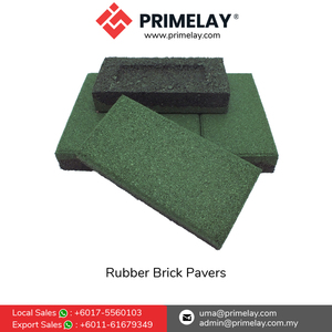 Accesorios para pisos de goma con forma de ladrillo de 40mm de la mejor calidad, gama exclusiva para pasarelas, patios, garajes - Product Image 3