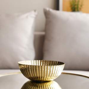 Vaisselle de fête, bol à fruits et à salade décoratif pour la maison, finition dorée, nouveau design de bol à salade pour la décoration de la maison en taille personnalisée - Product Image 4