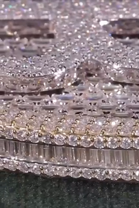จี้เพชรโมอิสซาไนต์ VVS ระยิบระยับแบบ Iced Out ตัวอักษรสั่งทำพิเศษ เงินแท้ 925 ดีไซน์หรูหราสำหรับทุกเพศ เหมาะสำหรับใส่ทุกวัน - Product Image 3