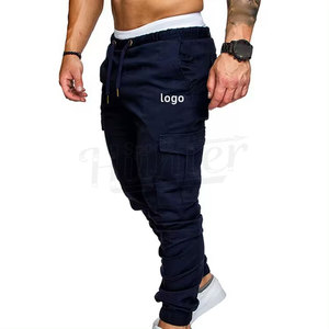 กางเกงคาร์โก้ฤดูใบไม้ร่วง กางเกงหลายกระเป๋าหรือกางเกงกางเกงกีฬา กางเกงขายาวผู้ชาย Jogger ลําลอง - Product Image 6