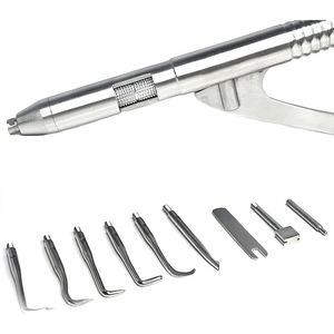 ชุดเครื่องมือถอดครอบฟันและสะพานฟัน LA ELAHI แบบแมนนวล ผลิตจากสแตนเลส ได้รับการรับรองมาตรฐาน CE พร้อมชุดหัวแบบปืน 9 ชิ้น รุ่น 2026 - Product Image 3