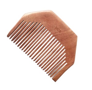 Peine Ajustable Antiestático de Madera Natural, Dientes Anchos, Duradero y Ecológico - Product Image 3