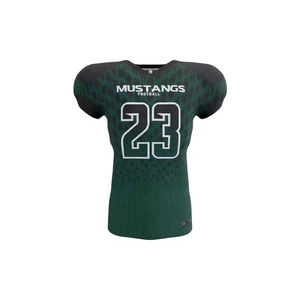 Maillot de football américain par sublimation OEMODM pour uniforme unisexe respirant pour adulte grande taille, uniforme de football américain au design unique - Product Image 1