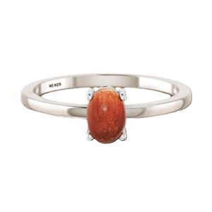 Anillo apilable de Plata de Ley 925, ajuste de punta, piedra solar, piedra preciosa, pera, forma redonda y ovalada, moda, boda Unisex - Product Image 1