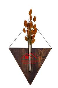 Florero de madera para Decoración de mesa Venta caliente Florero de metal de decoración de hotel de lujo para el hogar a precio mayorista - Product Image 3