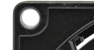 80x25mm flujo bidireccional AC aluminio fundido a presión hogar salida Hemispere ventilador de ventilación OEM/ODM - Product Image 3