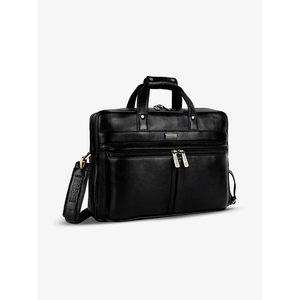 Sac pour ordinateur portable en cuir véritable de style urbain, fabriqué en cuir 100% pur avec des coutures solides et une finition professionnelle - Product Image 1