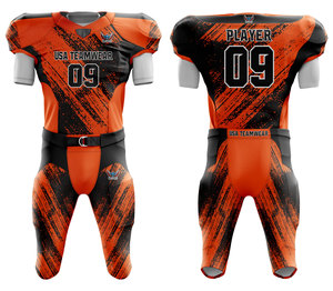 Uniforme Offre Spéciale de football américain grande taille de haute qualité conception respirante uniforme personnalisé techniques imprimées par sublimation en gros - Product Image 1