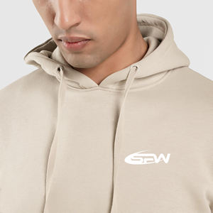 Sweats à capuche pour hommes en vrac logo personnalisé surdimensionné Streetwear mode pulls à capuche sweats légers vestes en coton pour vêtements de sport - Product Image 6