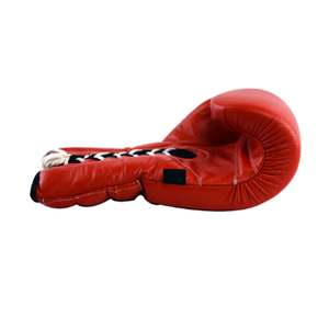 LYNX 6oz cuero blanco dedo completo adultos seguridad guantes de boxeo Karate Muay Thai MMA Sparring punzonado arte marcial hecho a medida - Product Image 6
